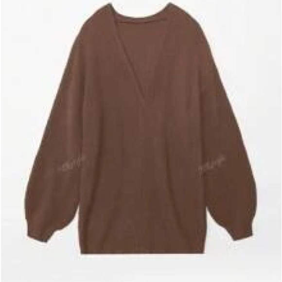Other - V-Neck Men's Sweater in Brown